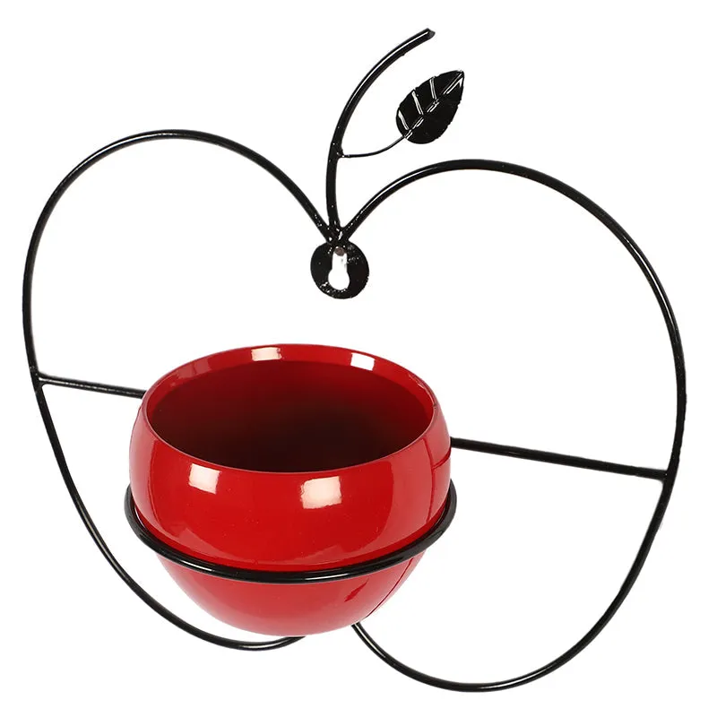 Clémence Iron Planter (Red) - Set Of Two media 5