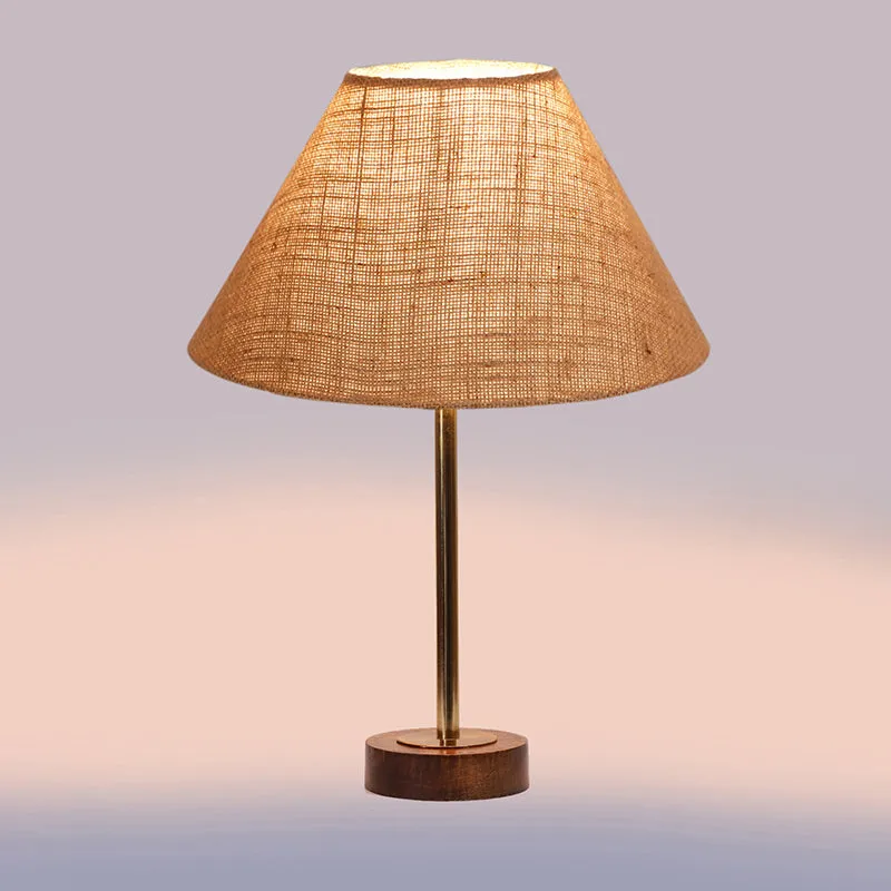 Sienna II Rodin Wooden Table Lamp - Beige,Gold,Brown media 5