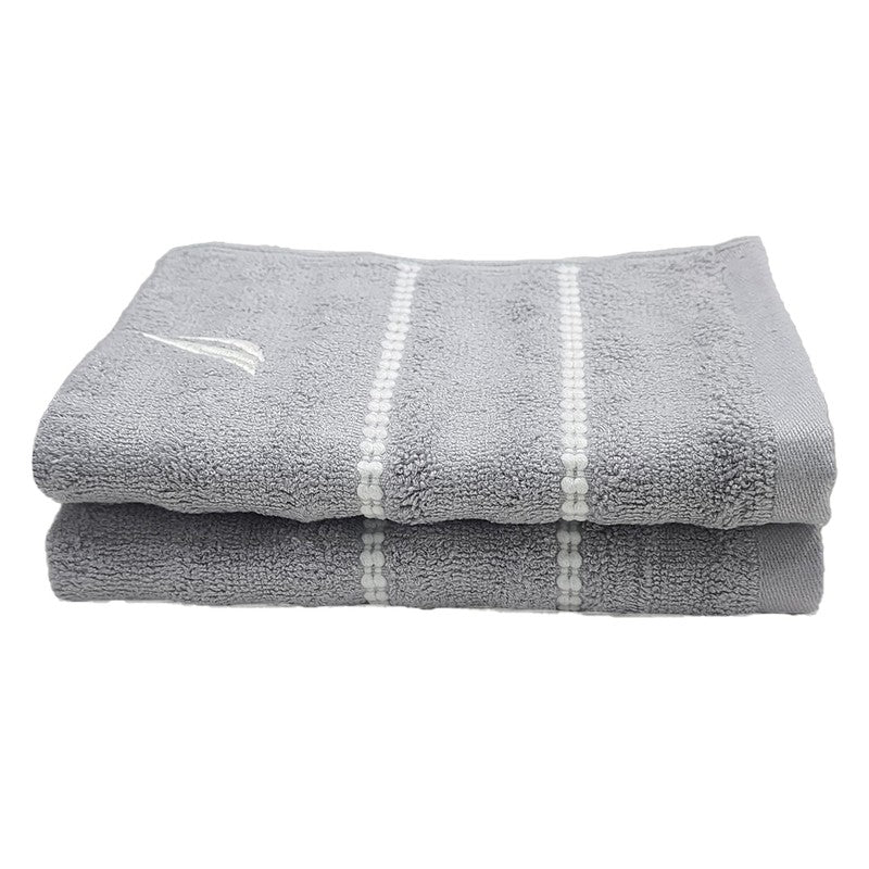 Nautica Oasis Hand Towel (Grey) - Set Of Two media 3