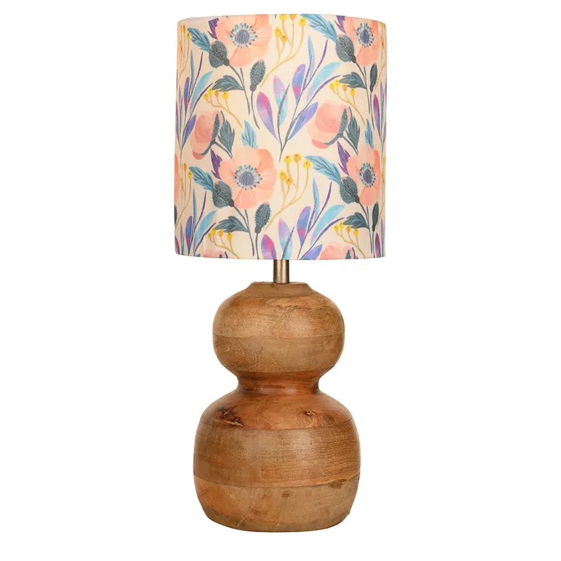 Simona Peony Fabric Table Lamp media 4