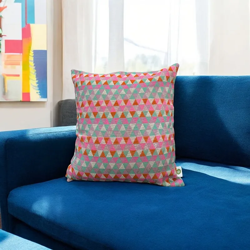 Mono Loom Jacquard Cushion Cover - Set Of Five media 4