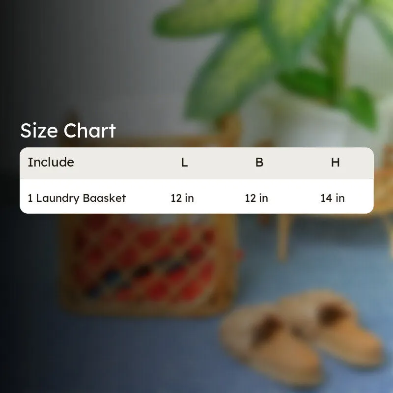 Emi Rattan Laundry Basket media 7
