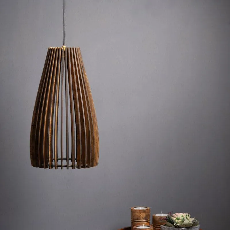 Ayame Wooden Ceiling Lamp media 3