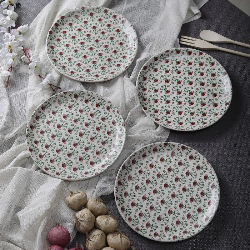Pastel Garden Dinner Plates - Set Of Four media 1