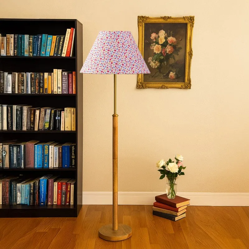 Retro Beam Wooden Floor Lamp - Multicolor media 3