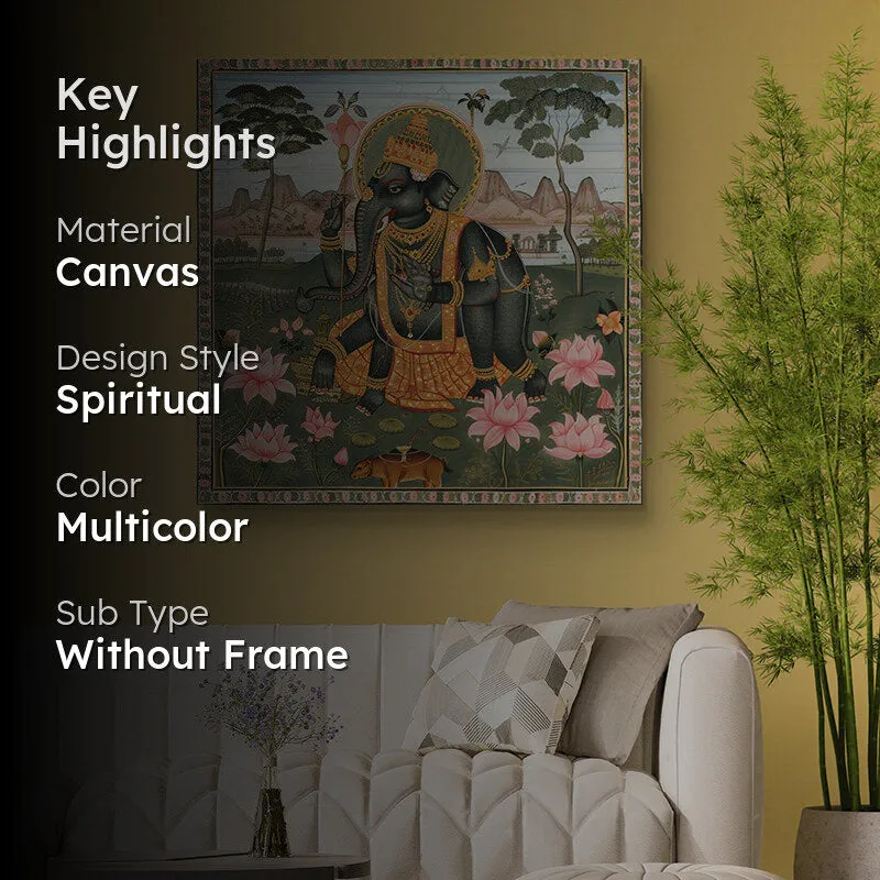 Divinity & Blooms Wall Painting media 2