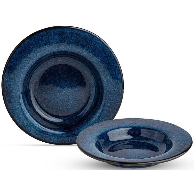 Reactor Ceramic Pasta Plate (Blue) - Set Of Two media 3