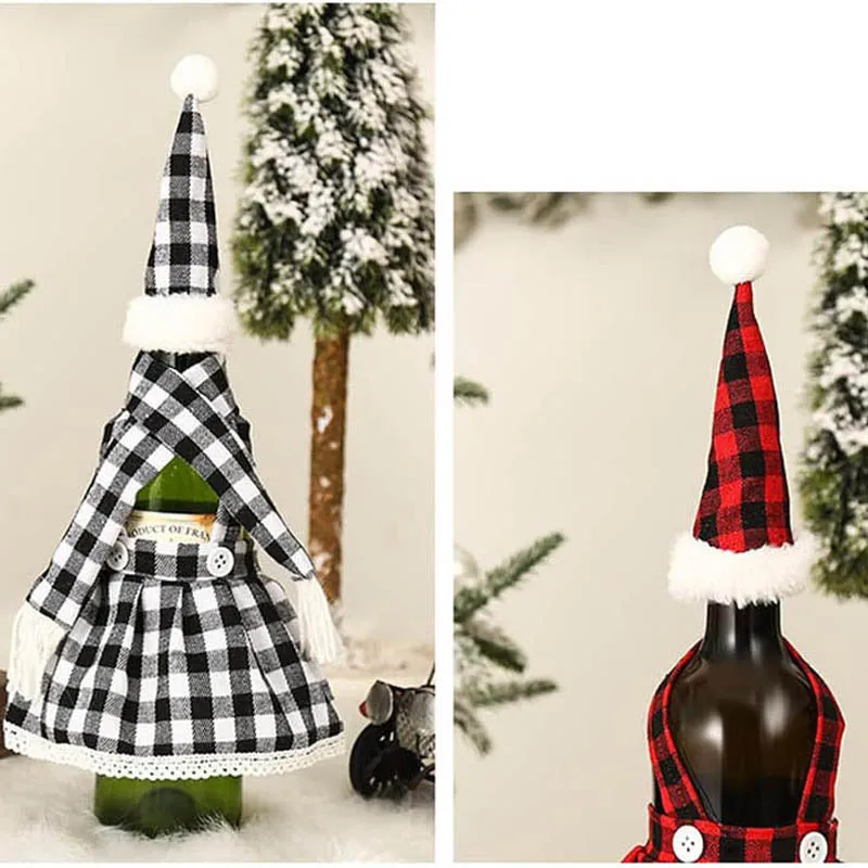 Kris Kringle Wine Bottle Cover - Set Of 2 media 6