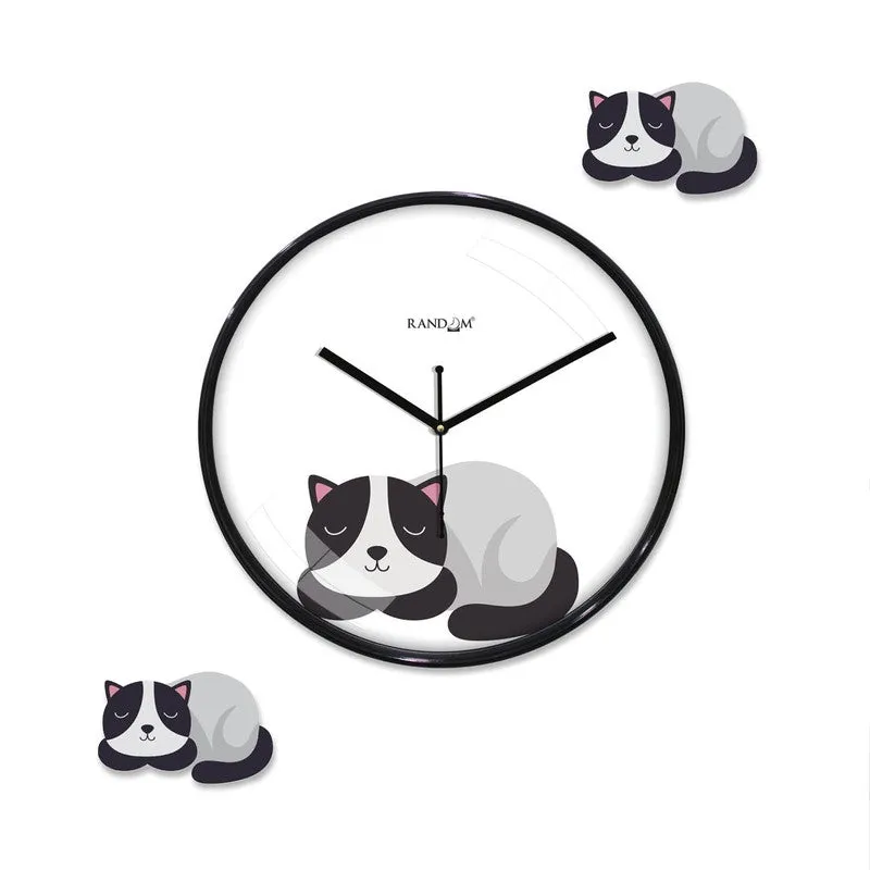 Cat Nap Time Wall Clock media 3