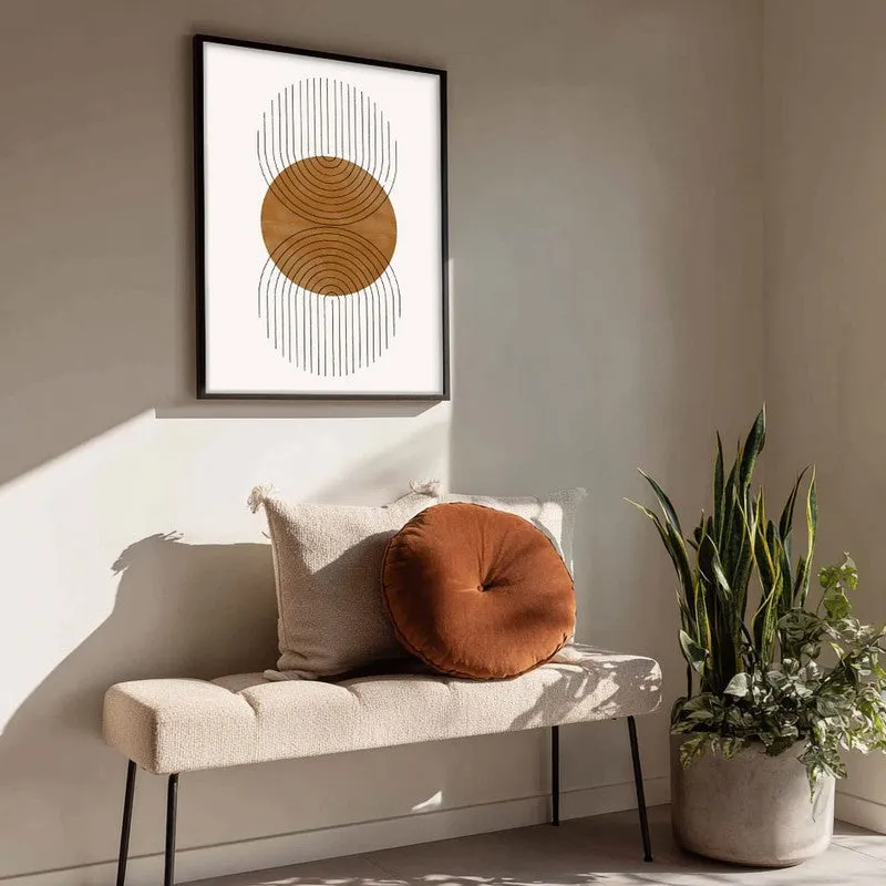 Terra Balance Canvas Wall Painting With Black Frame media 4