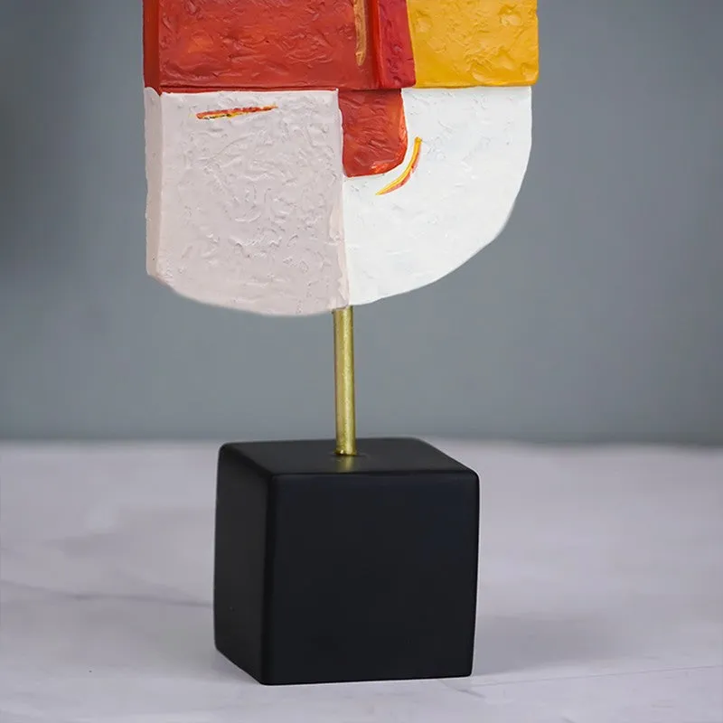 Faces of Form Abstract Art Showpiece - Multicolor media 7