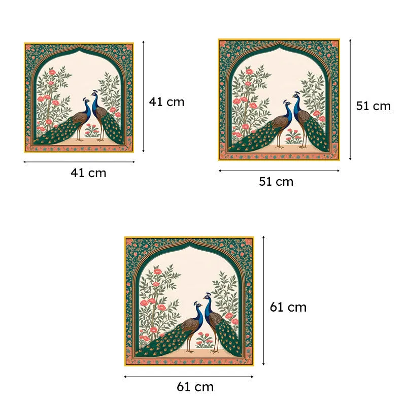 Mayukha In Love Canvas Wall Painting With Frame - Gold media 6
