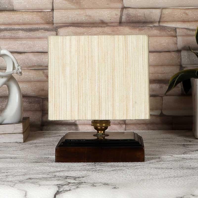 Cocoon Bamboo Table Lamp - Beige,Brown media 3