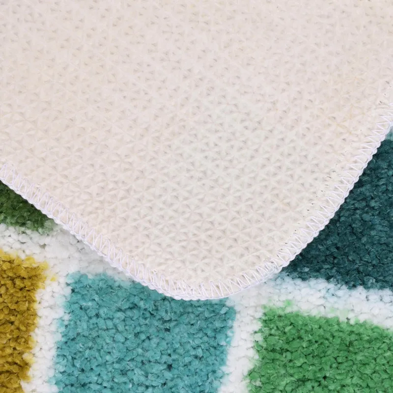Saral Home Mosaic Anti-Skid Bathmat - Two Piece Set media 4