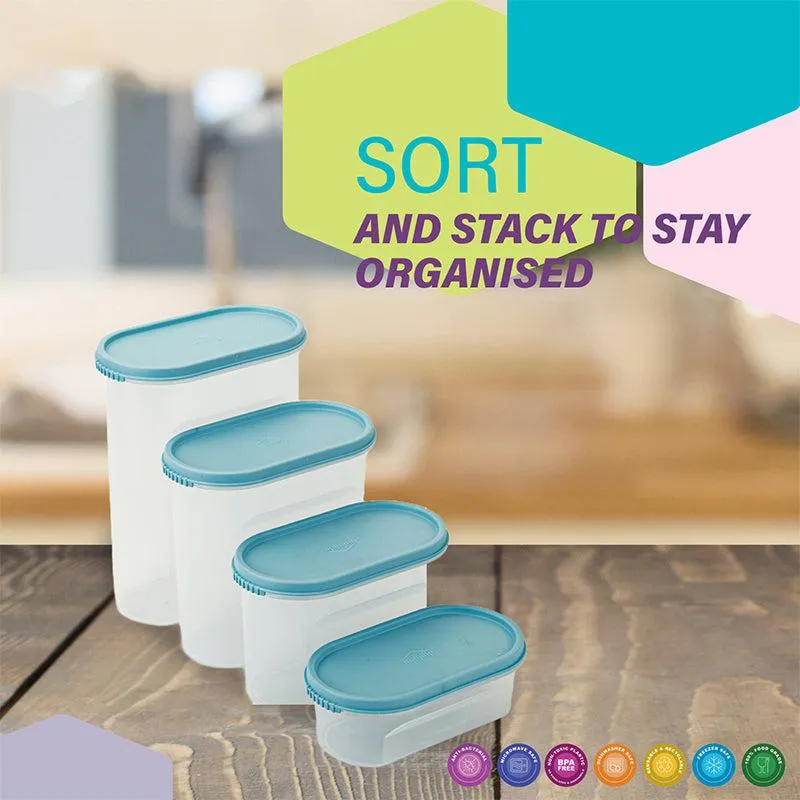 Elmera Storage Conatiner (Blue) - Set Of Twelve media 1
