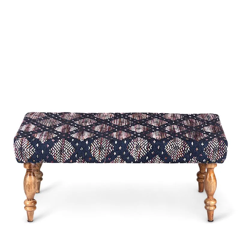 Dexio Sheesham Wooden Bench - Blue media 3