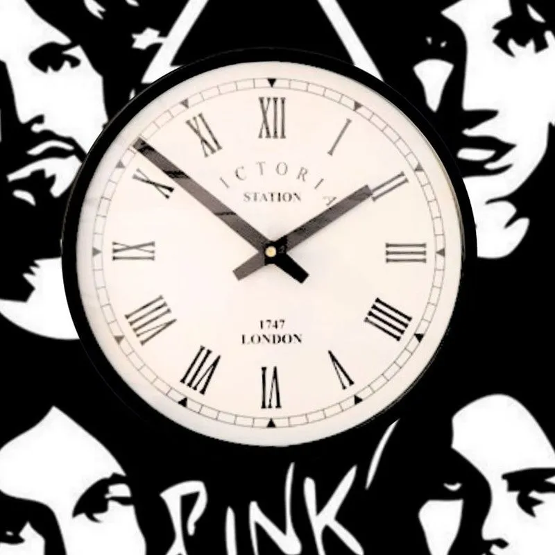 Cosmora Steel Analog Wall Clock - Black media 5