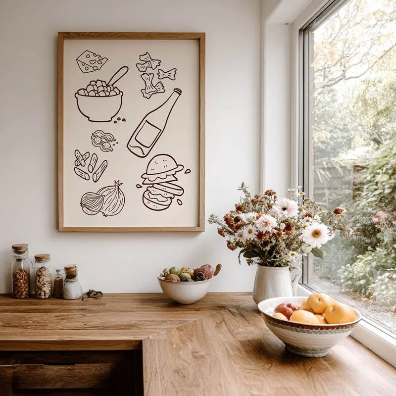 Soft Serve Archival Canvas Wall Art - Brown media 7
