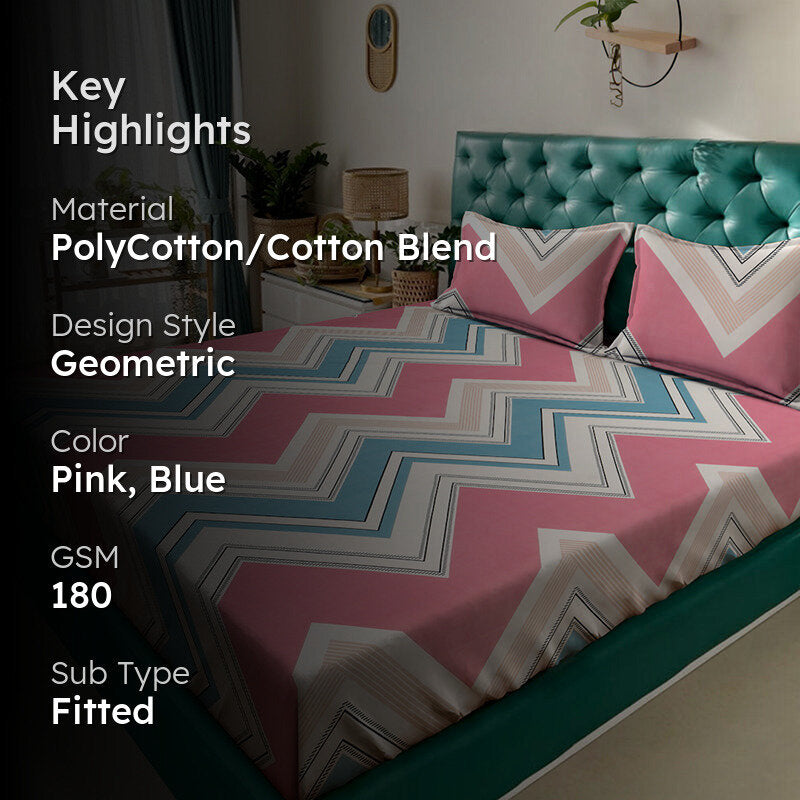 Amokha I Fitted Bedsheet - 180 GSM media 2