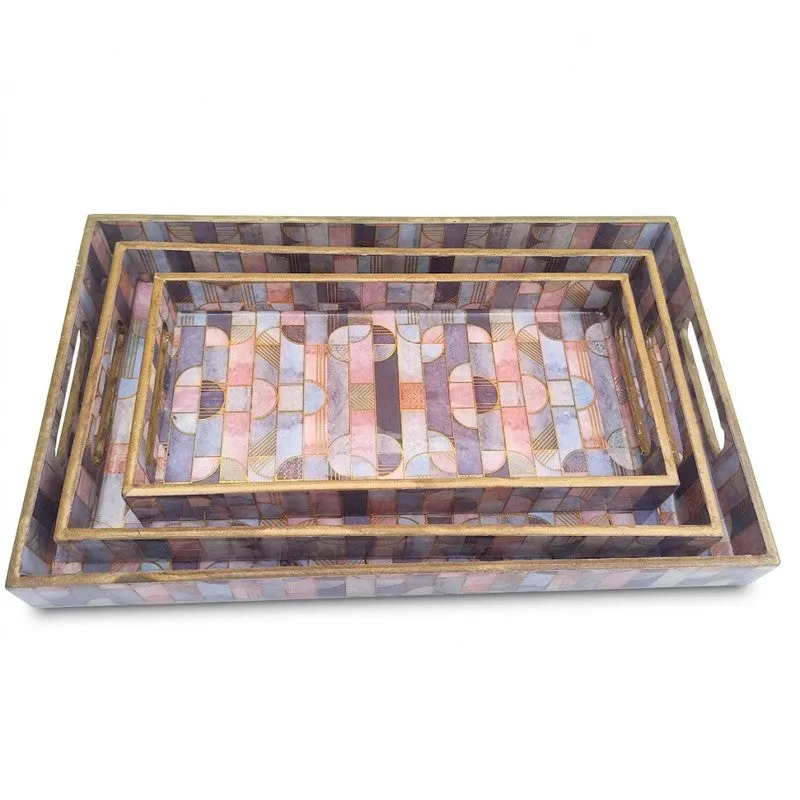 DineDock Serving Tray - Set of Three media 4