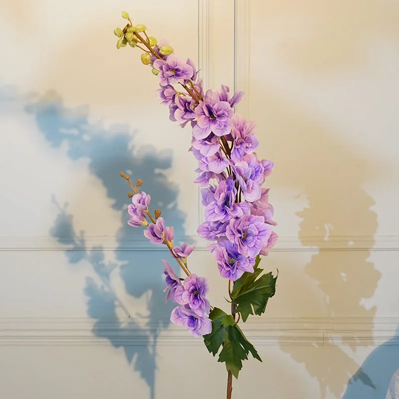 Faux Delphinium Lavender Flower Stick (Purple) - 43 CM media 4
