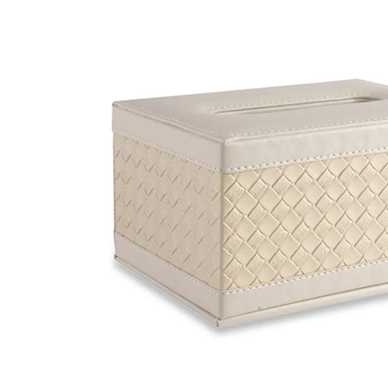 AarviDecor MonoLine Faux Leather Tissue Holder media 6