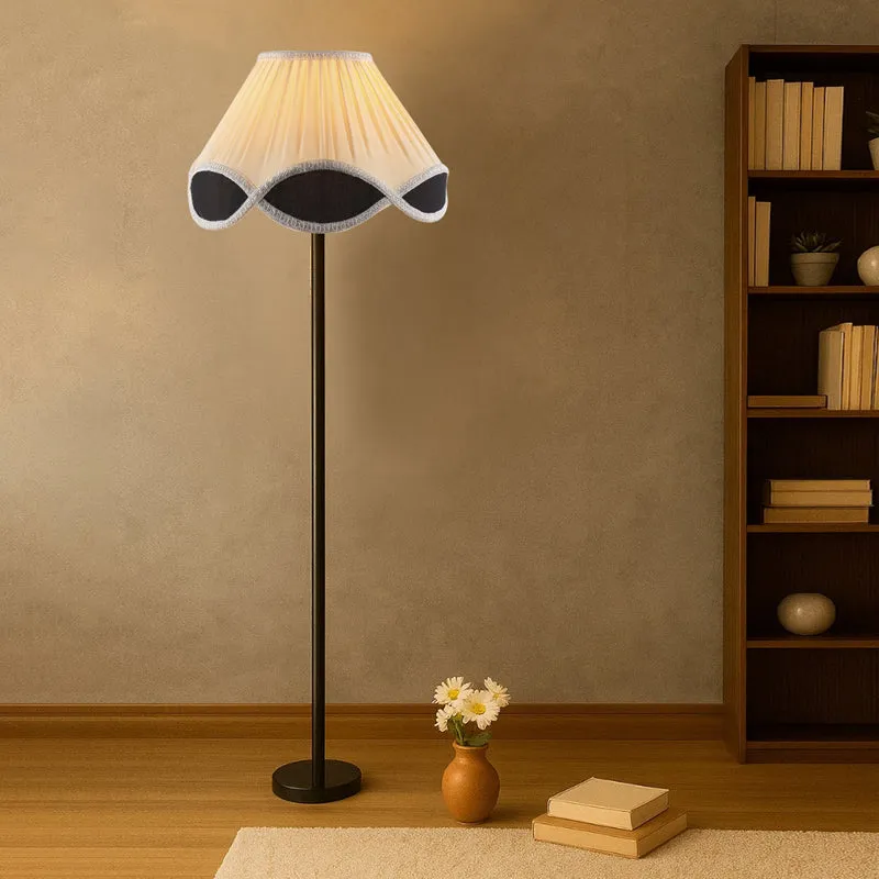 Valencia Rodin Floor Lamp - White, Black media 3
