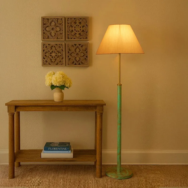 Canyon Glow Floor Lamp - Beige media 1