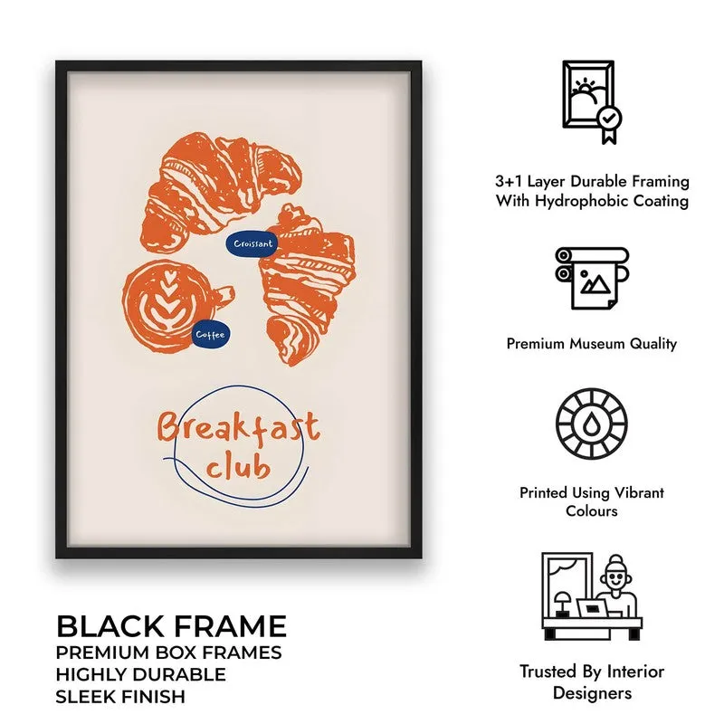 Breakfast Club Archival Canvas Wall Art - Black media 10