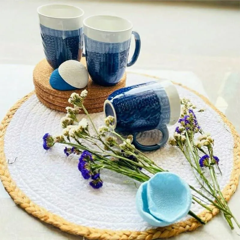 Sansone-Mug Ceramic Coffee Mug (300 mL Each) - Set of Two media 4