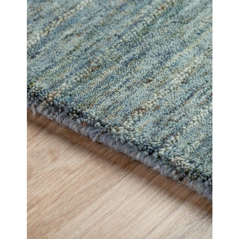 Leyla Hand Woven Wool Rug - Teal media 4