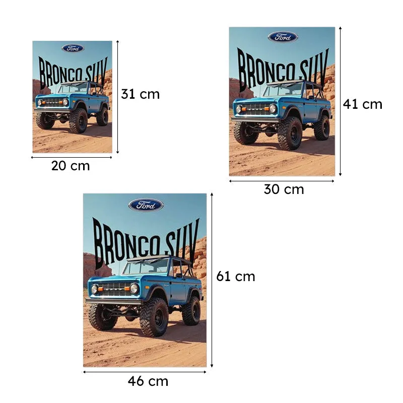 Bronco Adventure Wall Poster media 10