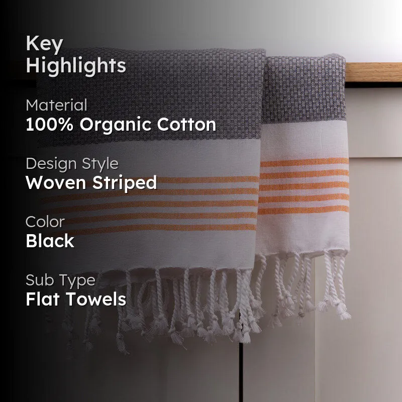 Cosy Kotty Bath Towel - Steel media 2