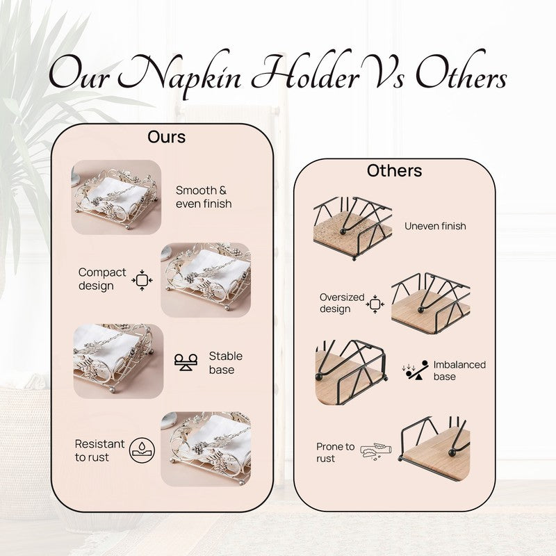 Lustre Napkin Holder - Silver media 5