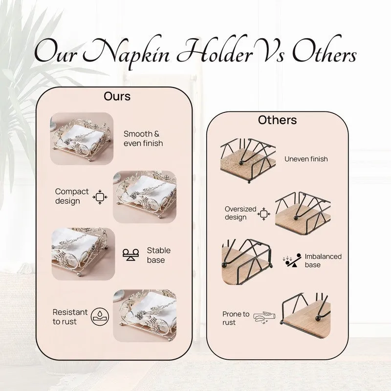 Lustre Napkin Holder - Silver media 5