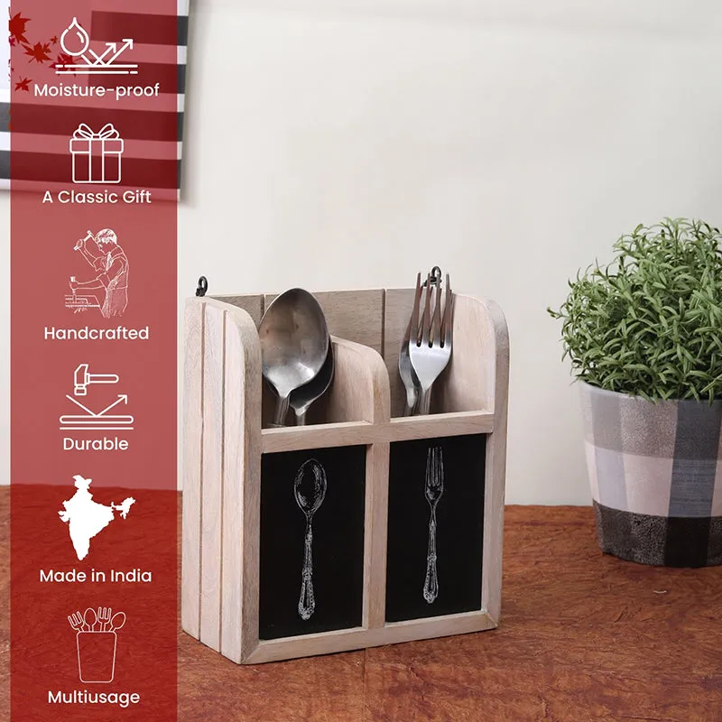 Paloma Wood Cutlery Holder media 6