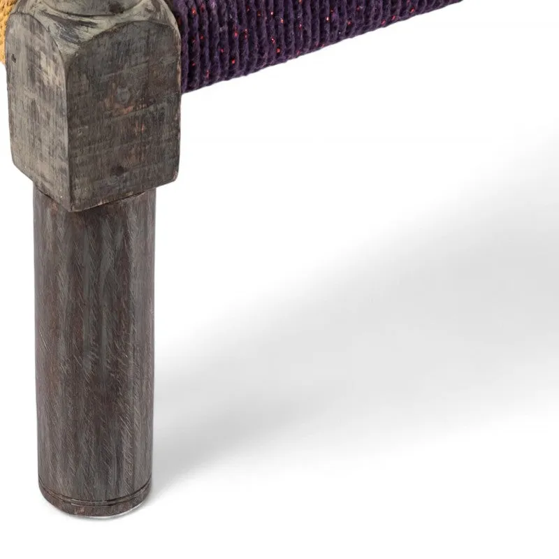 Havro Sheesham Wooden Bench - Yellow,Brown media 5