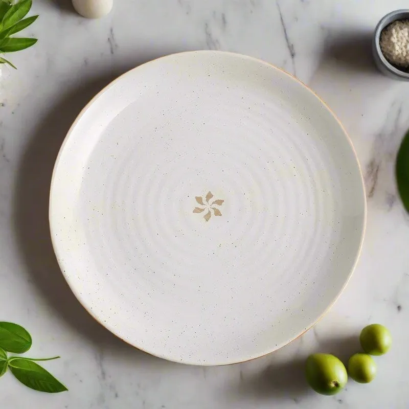 Ganga Dinner Plate (Ivory) media 1