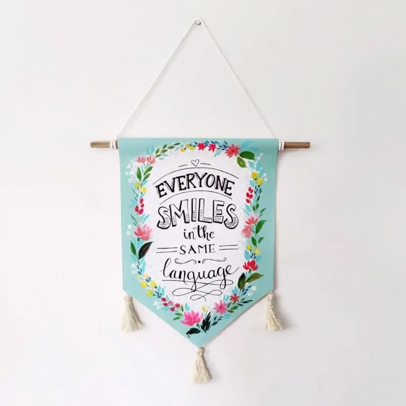 Humanity Core Handpainted Canvas Wall Hanging media 1
