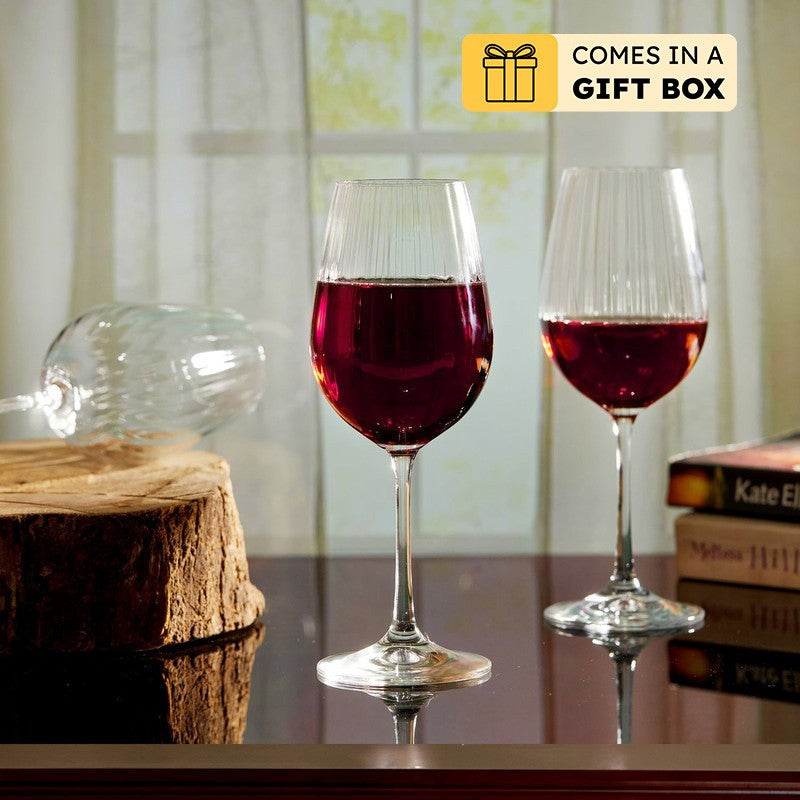 Sparkle & Sip Wine Glasses (350 mL Each) - Set Of Two