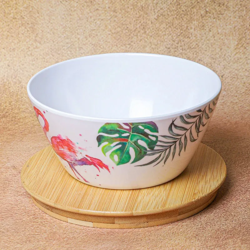 Tropical Glee Melamine Snack Bowl (750 mL) - Set Of Two media 5