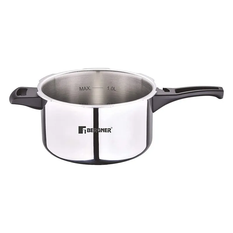 Bergner Argent Triply Pressure Cooker With Outer Lid - 1500 mL media 3