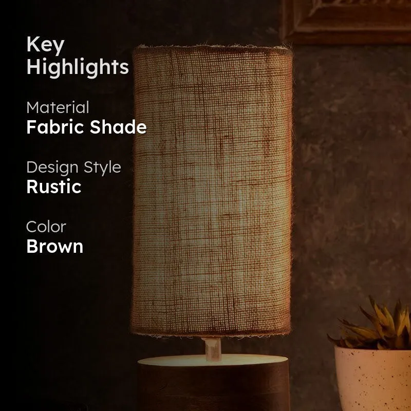 Magic Fabric Table Lamp - Brown media 2