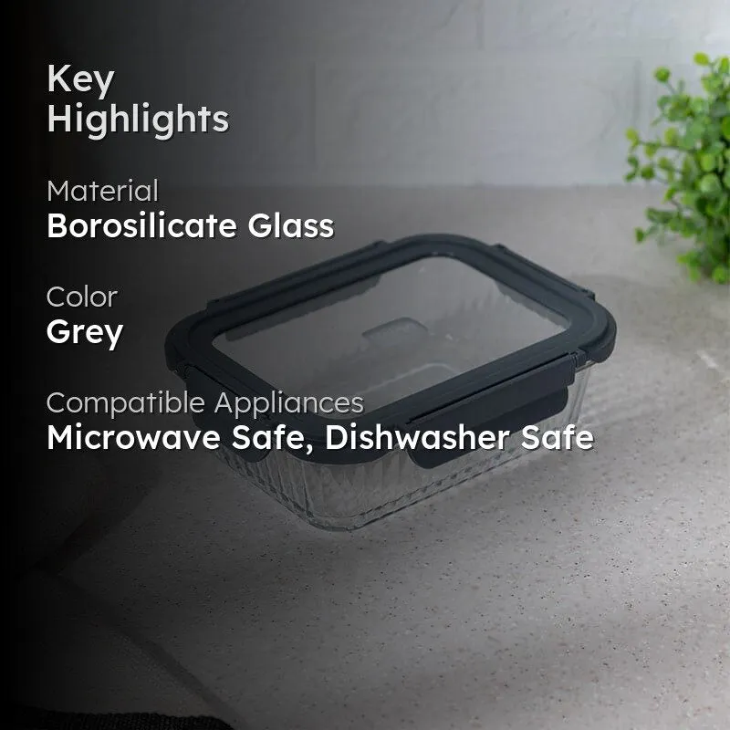 Gata Glass Lunch Box - 1040 ML media 2