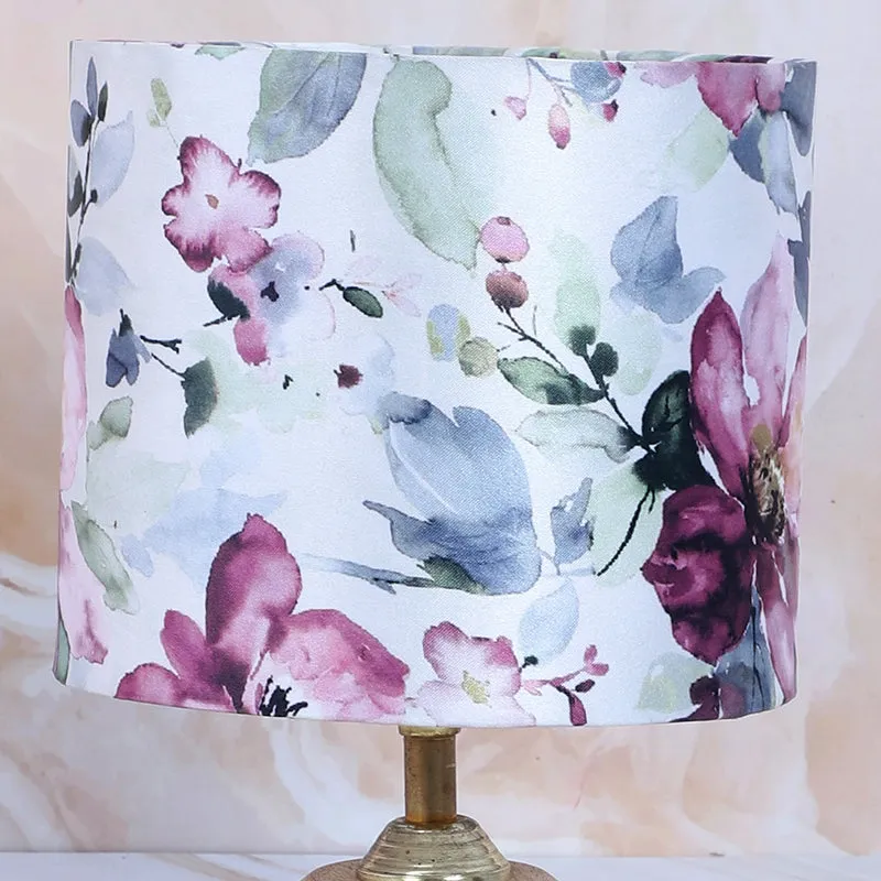 Lumikko Pebble Printed Mango Wood Table Lamp - Multicolor media 5