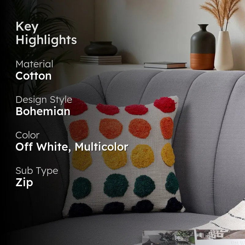 Polka Pop Tufted Cushion Cover media 2