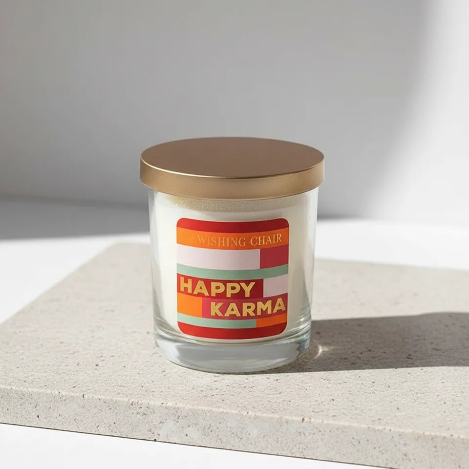 Happy Karma Soy Wax Scented Jar Candle media 1