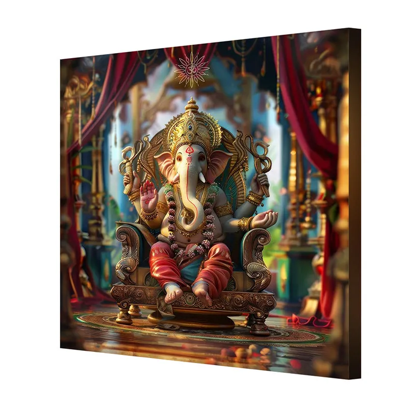 Ekadanta Poly Canvas Wall Painting media 6