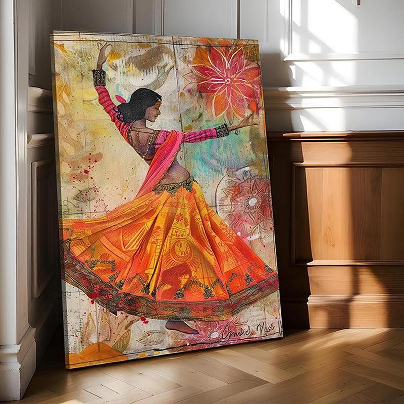 Garba Grace Canvas Traditional Wall Art media 3