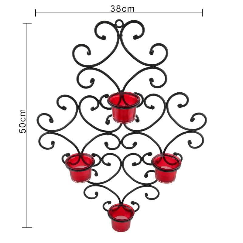 Victorian Candle Holder - Red media 4